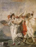 Giambattista Tiepolo, Pulcinella in Love